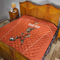 Custom Niger Football Quilt Allez les Menas On Va Gagner