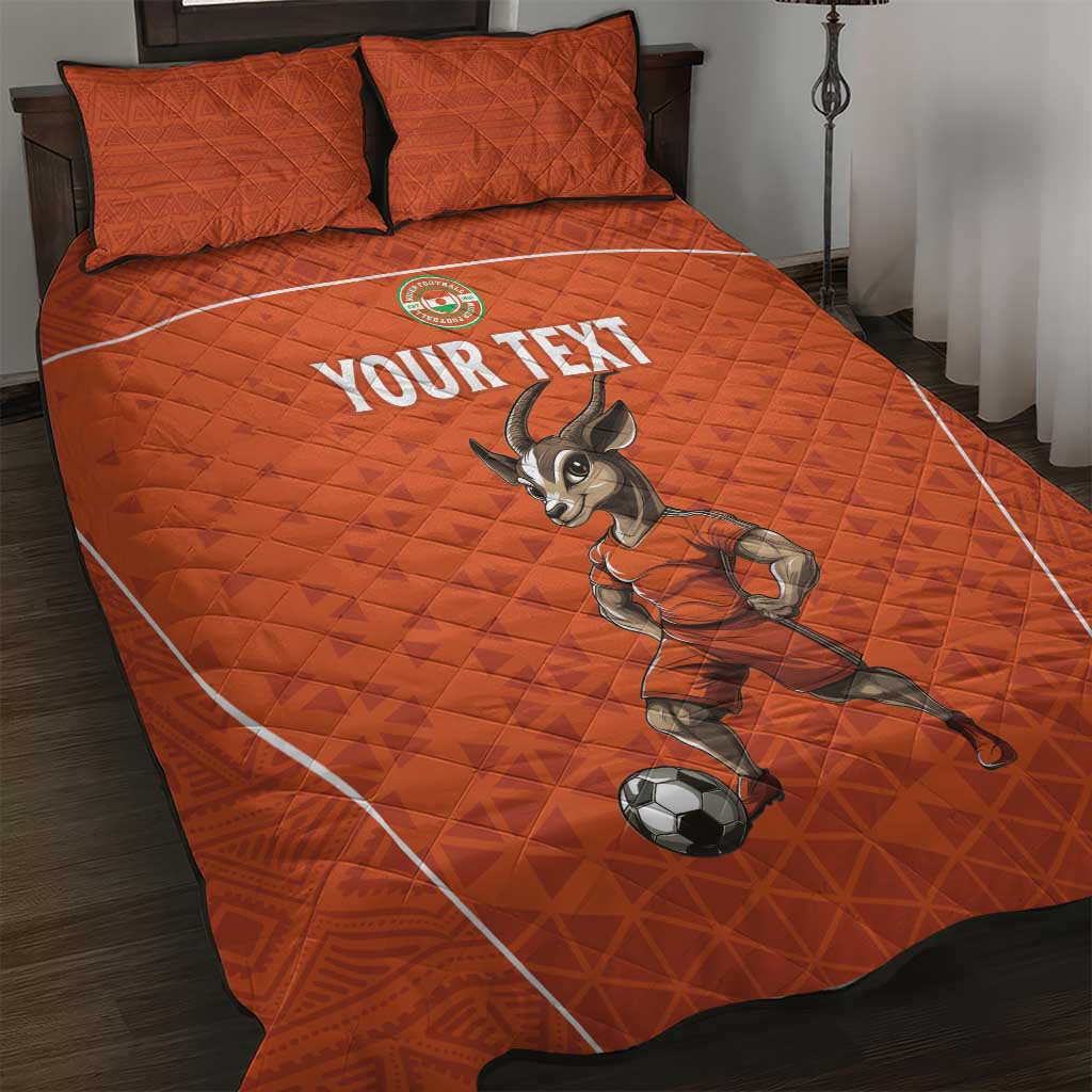 Custom Niger Football Quilt Bed Set Allez les Menas On Va Gagner
