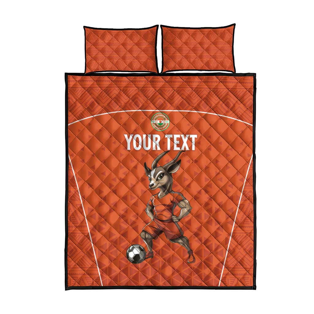 Custom Niger Football Quilt Bed Set Allez les Menas On Va Gagner