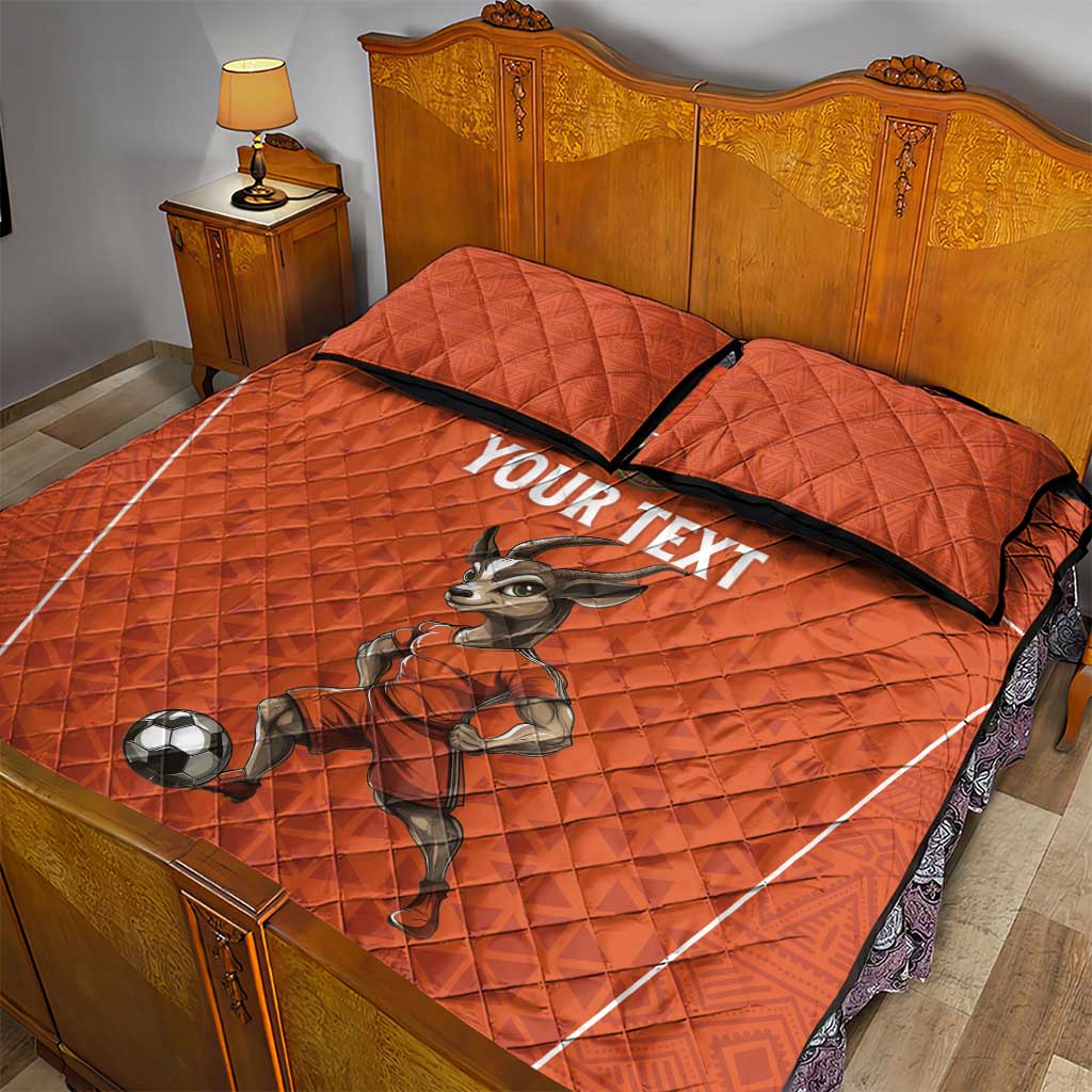 Custom Niger Football Quilt Bed Set Allez les Menas On Va Gagner