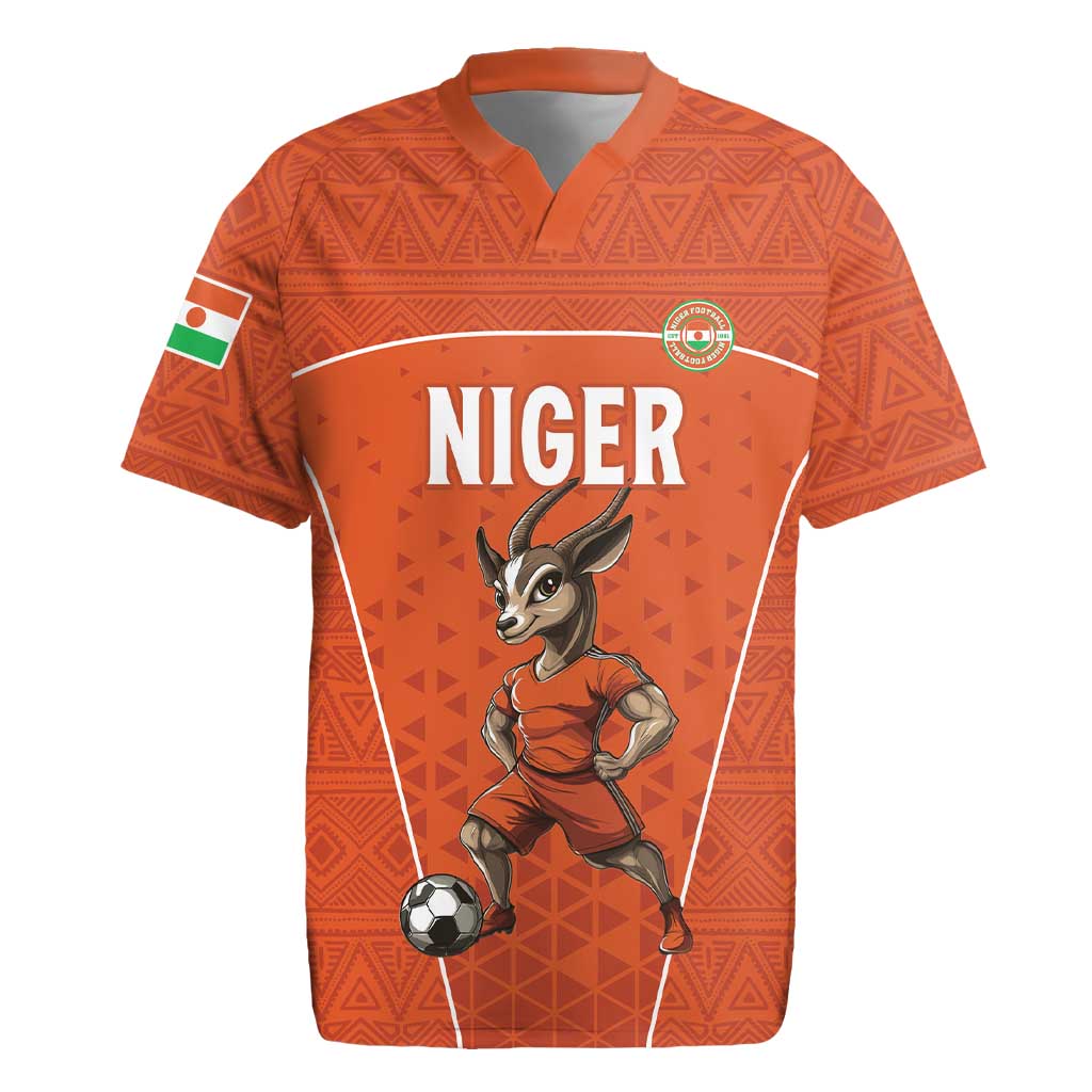 Custom Niger Football Rugby Jersey Allez les Menas On Va Gagner