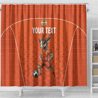 Custom Niger Football Shower Curtain Allez les Menas On Va Gagner