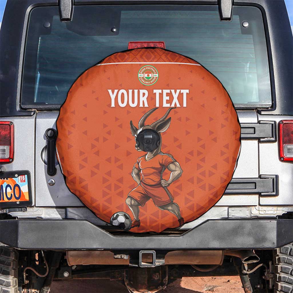 Custom Niger Football Spare Tire Cover Allez les Menas On Va Gagner
