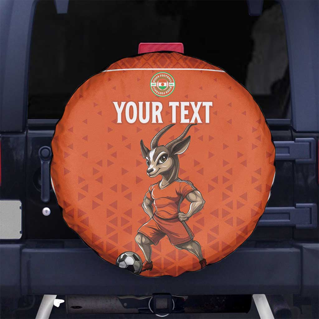 Custom Niger Football Spare Tire Cover Allez les Menas On Va Gagner