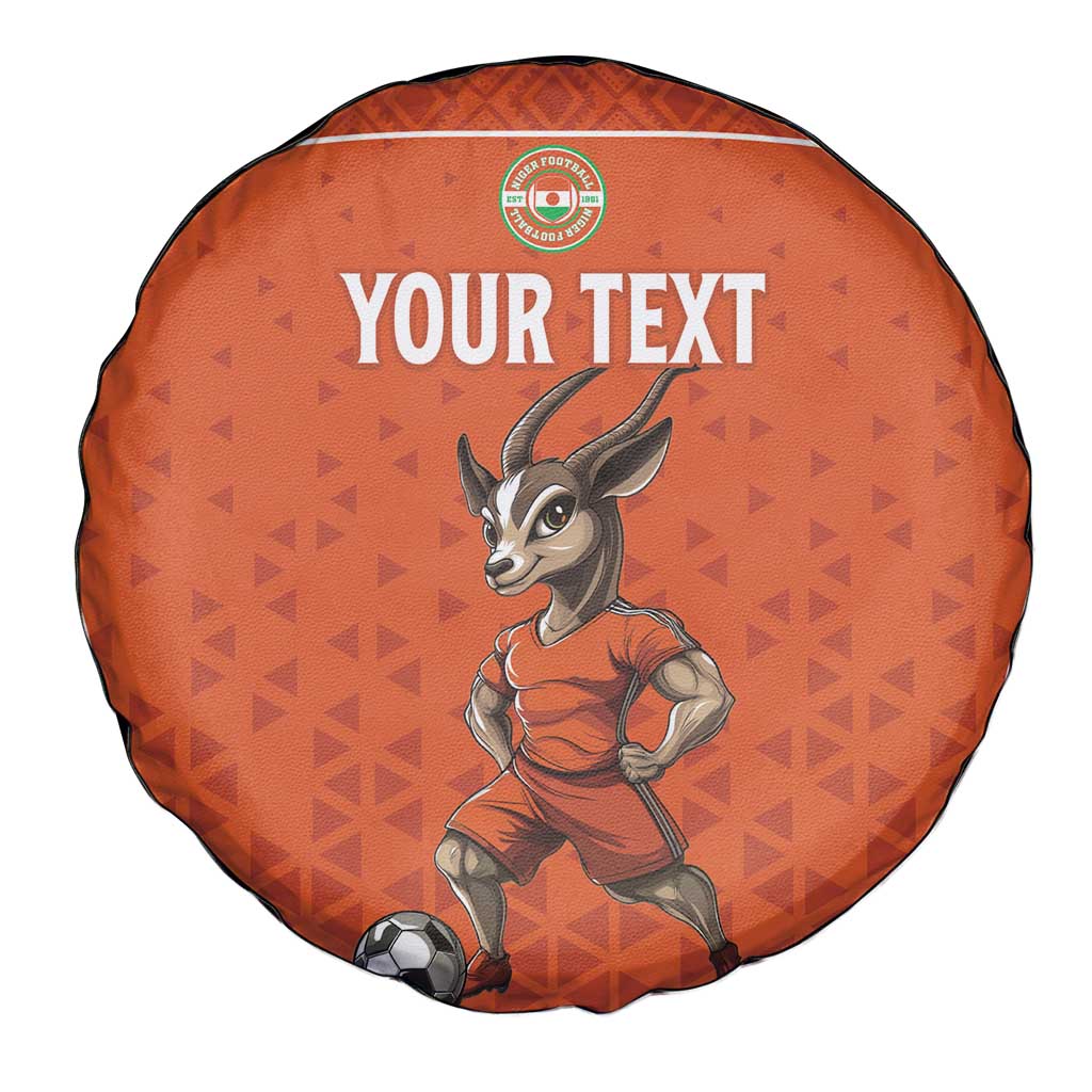 Custom Niger Football Spare Tire Cover Allez les Menas On Va Gagner