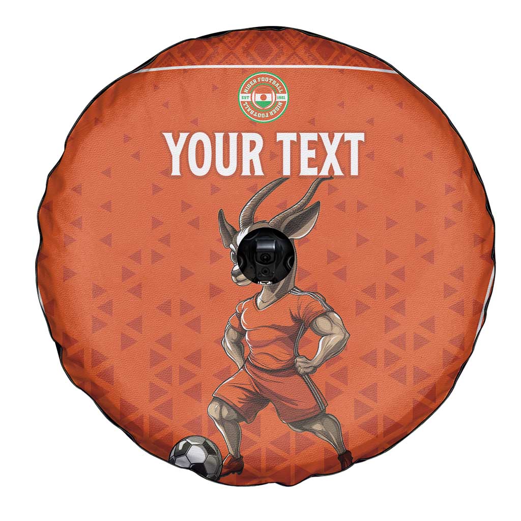 Custom Niger Football Spare Tire Cover Allez les Menas On Va Gagner