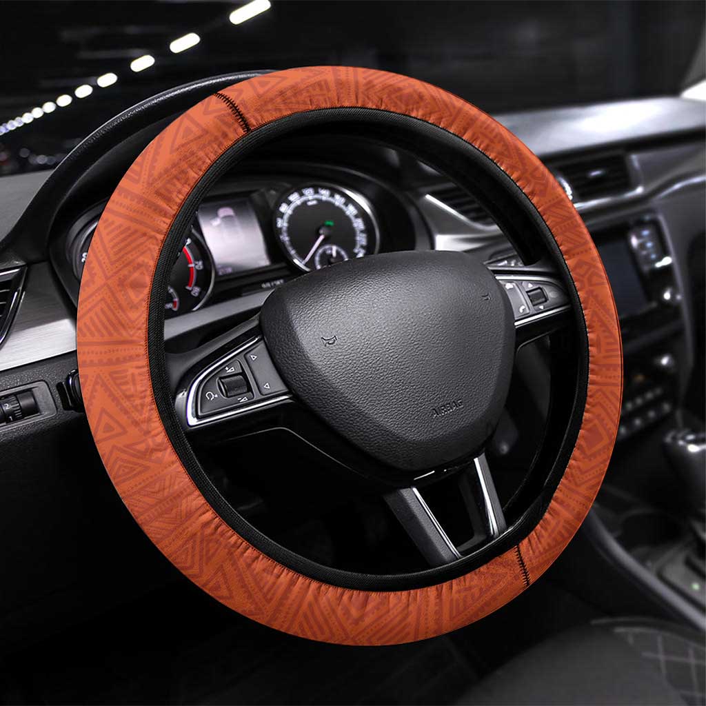 Niger Football Steering Wheel Cover Allez les Menas On Va Gagner