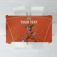 Custom Niger Football Tablecloth Allez les Menas On Va Gagner