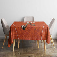 Custom Niger Football Tablecloth Allez les Menas On Va Gagner