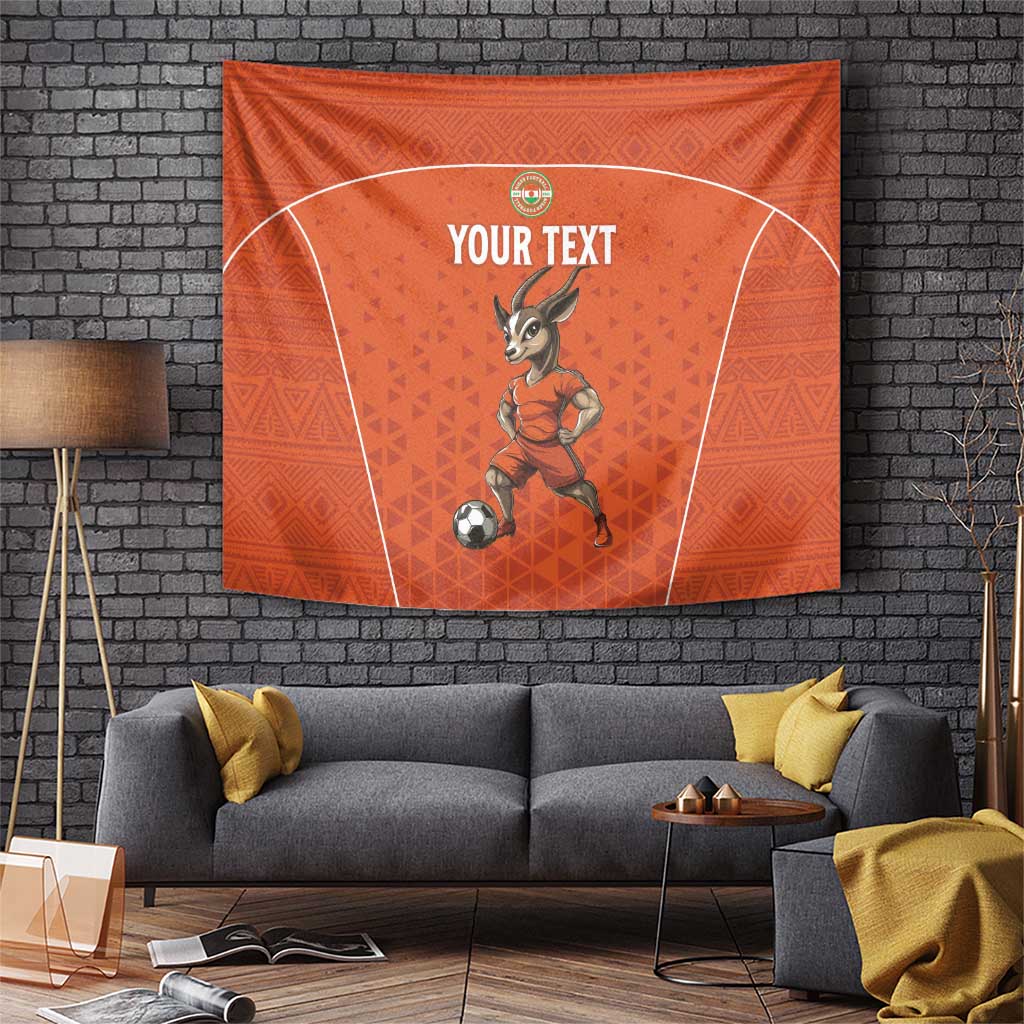Custom Niger Football Tapestry Allez les Menas On Va Gagner