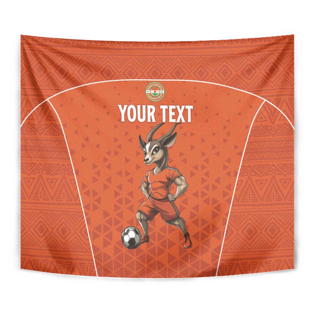 Custom Niger Football Tapestry Allez les Menas On Va Gagner