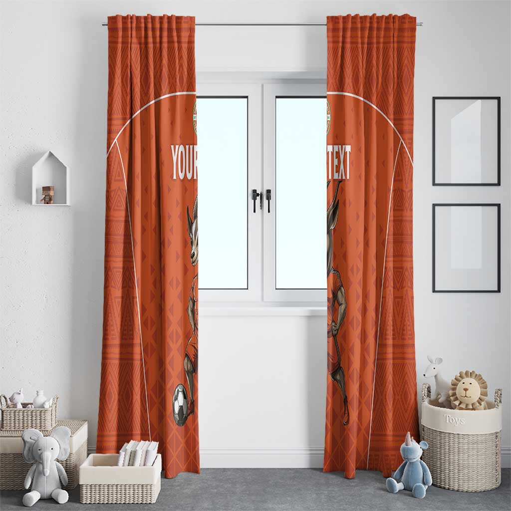 Custom Niger Football Window Curtain Allez les Menas On Va Gagner