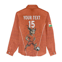 Custom Niger Football Women Casual Shirt Allez les Menas On Va Gagner