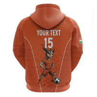 Custom Niger Football Zip Hoodie Allez les Menas On Va Gagner