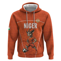 Custom Niger Football Zip Hoodie Allez les Menas On Va Gagner