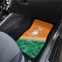 Ivory Coast Rugby Custom Car Mats Allez Les Elephants