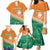 Ivory Coast Rugby Custom Family Matching Mermaid Dress and Hawaiian Shirt Allez Les Elephants