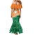Ivory Coast Rugby Custom Family Matching Mermaid Dress and Hawaiian Shirt Allez Les Elephants