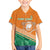 Ivory Coast Rugby Custom Family Matching Off The Shoulder Long Sleeve Dress and Hawaiian Shirt Allez Les Elephants