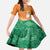 Ivory Coast Rugby Custom Family Matching Off Shoulder Maxi Dress and Hawaiian Shirt Allez Les Elephants