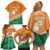 Ivory Coast Rugby Custom Family Matching Off Shoulder Short Dress and Hawaiian Shirt Allez Les Elephants