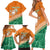 Ivory Coast Rugby Custom Family Matching Short Sleeve Bodycon Dress and Hawaiian Shirt Allez Les Elephants