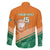 Ivory Coast Rugby Custom Family Matching Short Sleeve Bodycon Dress and Hawaiian Shirt Allez Les Elephants