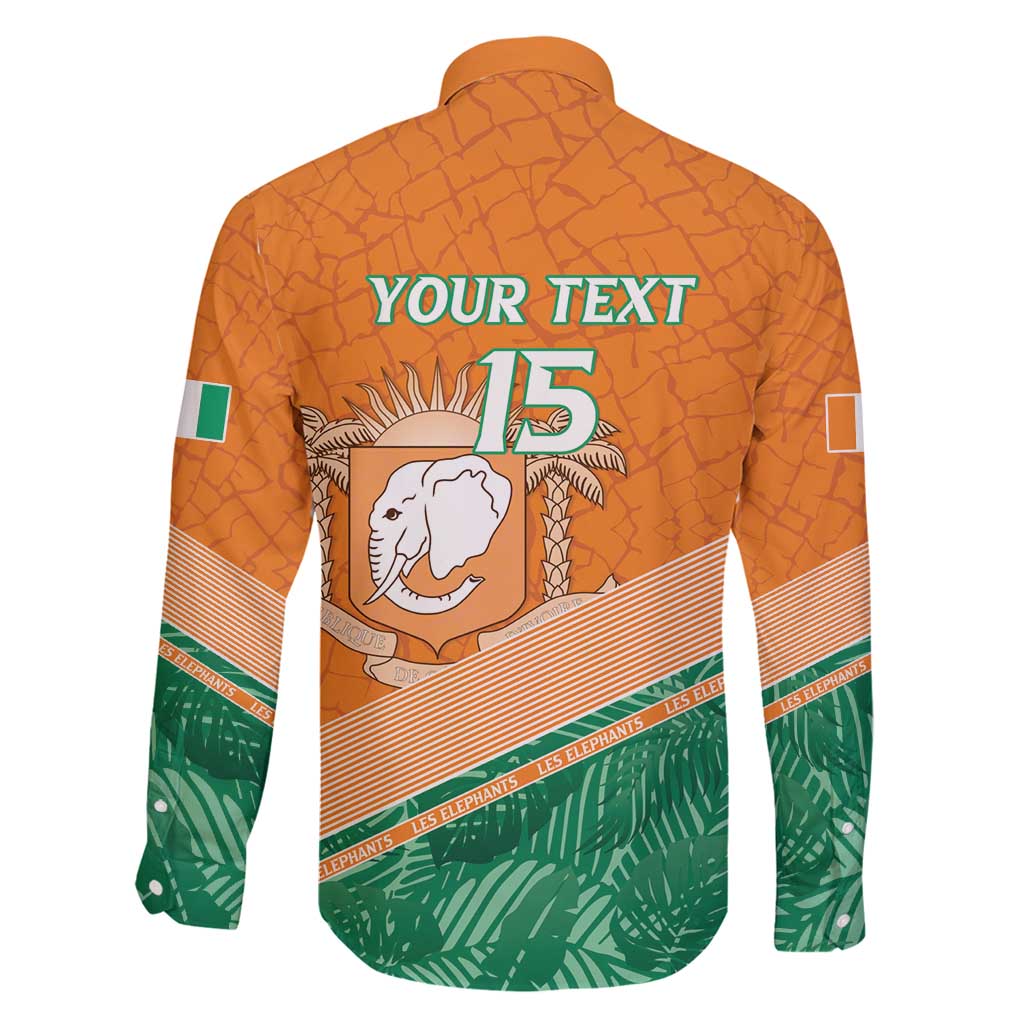 Ivory Coast Rugby Custom Family Matching Tank Maxi Dress and Hawaiian Shirt Allez Les Elephants