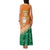 Ivory Coast Rugby Custom Family Matching Tank Maxi Dress and Hawaiian Shirt Allez Les Elephants