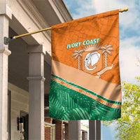Ivory Coast Rugby Custom Garden Flag Allez Les Elephants