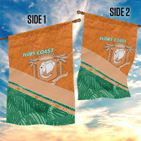 Ivory Coast Rugby Custom Garden Flag Allez Les Elephants