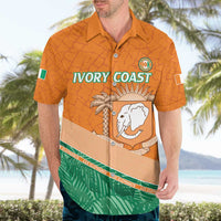 Ivory Coast Rugby Custom Hawaiian Shirt Allez Les Elephants