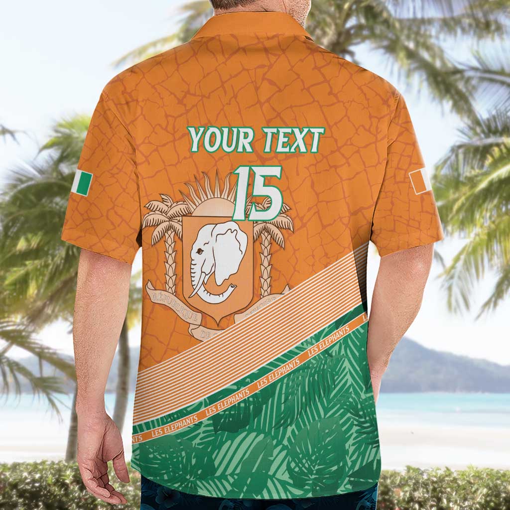 Ivory Coast Rugby Custom Hawaiian Shirt Allez Les Elephants