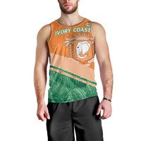 Ivory Coast Rugby Custom Men Tank Top Allez Les Elephants