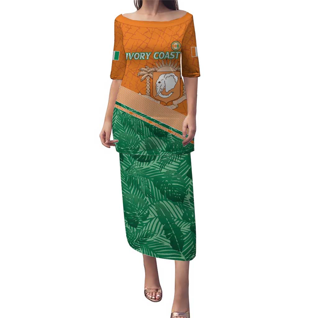 Ivory Coast Rugby Custom Puletasi Allez Les Elephants