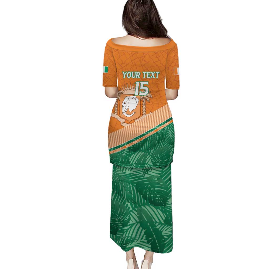 Ivory Coast Rugby Custom Puletasi Allez Les Elephants
