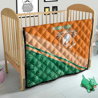 Ivory Coast Rugby Custom Quilt Allez Les Elephants