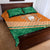 Ivory Coast Rugby Custom Quilt Bed Set Allez Les Elephants