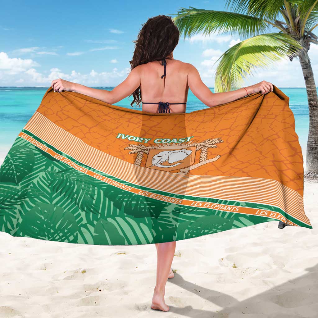 Ivory Coast Rugby Custom Sarong Allez Les Elephants