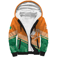 Ivory Coast Rugby Custom Sherpa Hoodie Allez Les Elephants