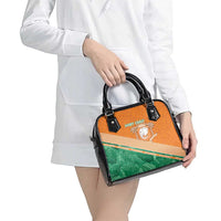 Ivory Coast Rugby Custom Shoulder Handbag Allez Les Elephants