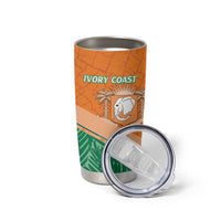 Ivory Coast Rugby Custom Tumbler Cup Allez Les Elephants