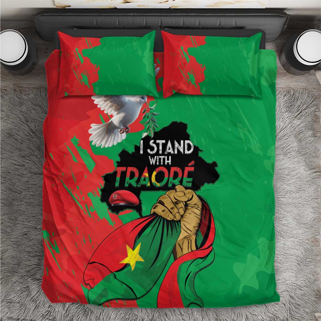 Traore Burkina Faso Bedding Set I Stand With Traore