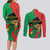 Traore Burkina Faso Couples Matching Long Sleeve Bodycon Dress and Long Sleeve Button Shirt I Stand With Traore