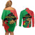 Traore Burkina Faso Couples Matching Off Shoulder Short Dress and Long Sleeve Button Shirt I Stand With Traore