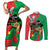 Traore Burkina Faso Couples Matching Short Sleeve Bodycon Dress and Long Sleeve Button Shirt I Stand With Traore
