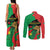 Traore Burkina Faso Couples Matching Tank Maxi Dress and Long Sleeve Button Shirt I Stand With Traore