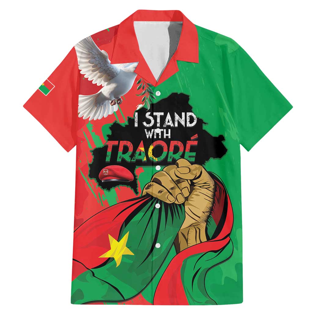 Traore Burkina Faso Family Matching Mermaid Dress and Hawaiian Shirt I Stand With Traore