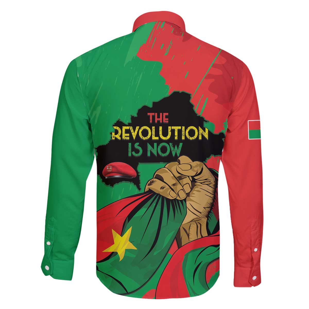Traore Burkina Faso Family Matching Off The Shoulder Long Sleeve Dress and Hawaiian Shirt I Stand With Traore