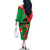 Traore Burkina Faso Family Matching Off The Shoulder Long Sleeve Dress and Hawaiian Shirt I Stand With Traore